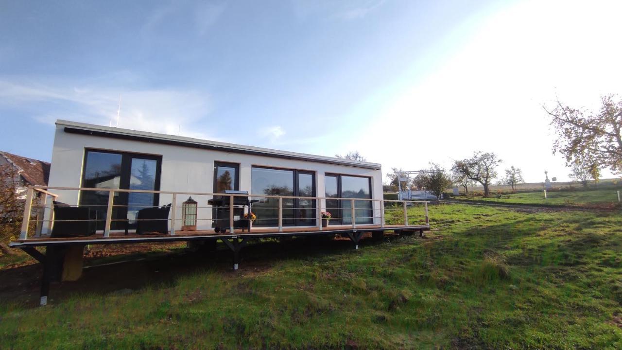 Ranch 66 - Moderni Tiny House Black Swallow Ve Stylu Route 66 Se Saunou A Bazenem Tršice Εξωτερικό φωτογραφία